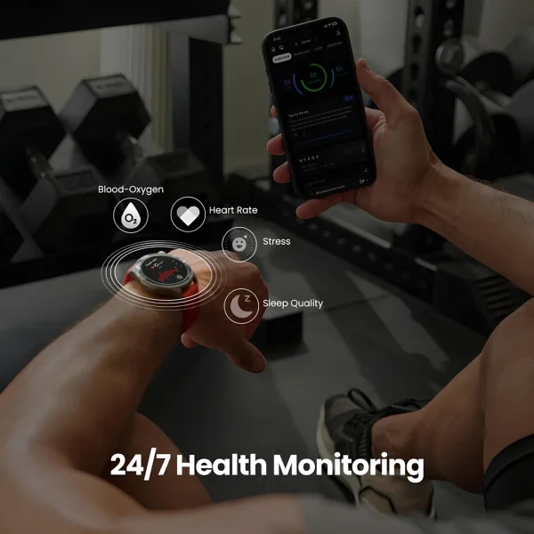 Amazfit Balance 2 Akıllı Saat 47 mm AMOLED Safir Cam Ekran