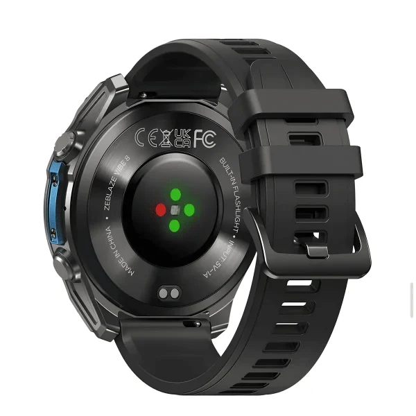 Zeblaze Vibe 8 Akıllı Saat AMOLED Ekran Safir Lens 316L Paslanmaz Çelik Gövde