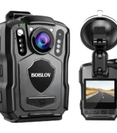 BOBLOV M5 2K 256G Polis Vücut Kamerası GPS Özellikli 1440P