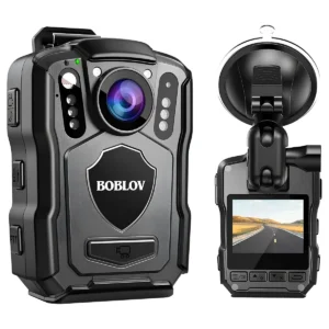 BOBLOV M5 2K 256G Polis Vücut Kamerası GPS Özellikli 1440P
