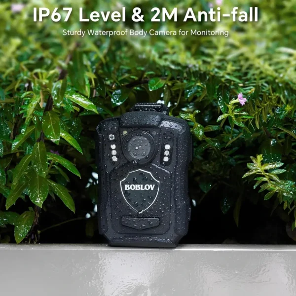 BOBLOV M5 2K 256G Polis Vücut Kamerası GPS Özellikli 1440P