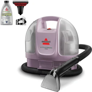 Bissell Little Green Mini Taşınabilir Halı ve Döşeme Derin Temizleyici Araba/Otomobil Detaylandırıcı, HydroRinse Kendi Kendini Temizleme Aleti ve 4" Zorlu Leke Aleti ile, Sınırlı Sayıda Üretilen