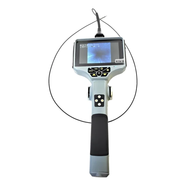 Vividia NP-2011 Esnek Eklemsiz 2 mm Çaplı 1,1 Metre Uzunluğunda Boreskop Endoskop Videoskop Muayene Kamerası 5" LCD Monitörlü