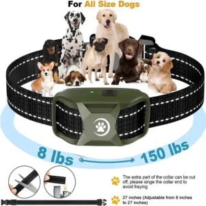Uzaktan Kumandalı Köpek Şok Tasması 3300 ft Menzilli, Su Geçirmez ve Şarj Edilebilir, Ayarlanabilir Bip, Şok, Titreşim ve Ultrasonik Modlar, İtaat ve Davranış Kontrolü için Köpek Eğitim Tasması