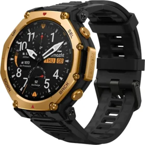 Amazfit T-Rex 3 Pro Outdoor Akıllı Saat 48 mm Safir AMOLED Ekran Ti Çerçeve, Çift Bant GPS, Çevrimdışı Haritalar, 25 Gün Pil Ömrü, Dahili El Feneri, 10 ATM
