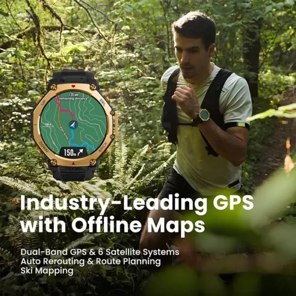 Amazfit T-Rex 3 Pro Outdoor Akıllı Saat 48 mm Safir AMOLED Ekran