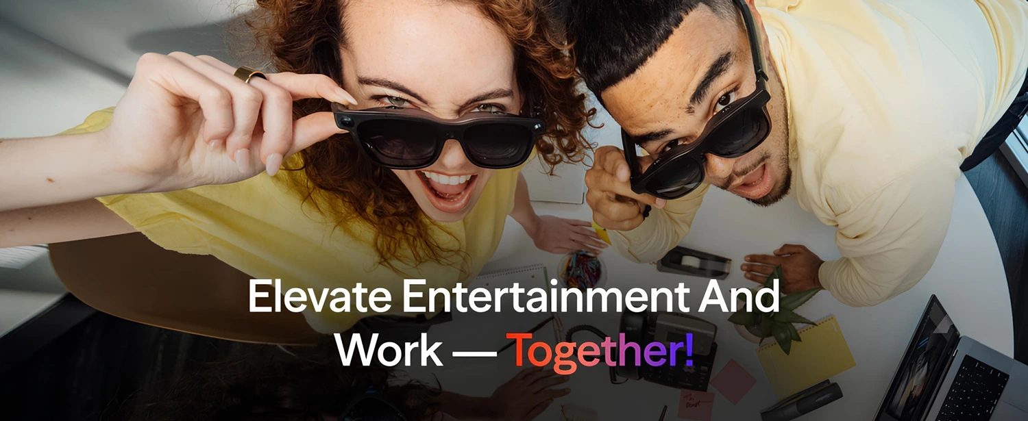 VİTURE Luma Pro XR Gözlük 152 inç 1200p Ultra Keskin Ekran 1000 Nit