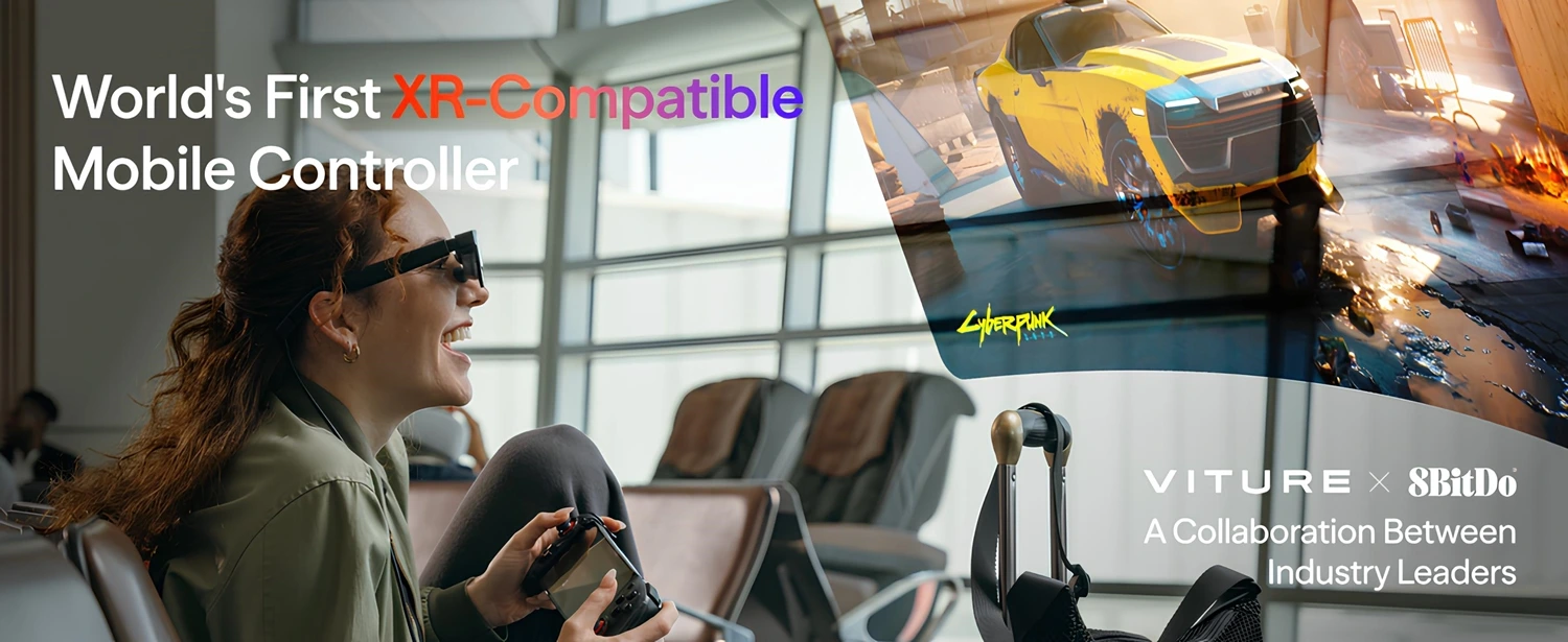 VİTURE Luma Pro XR Gözlük 152 inç 1200p Ultra Keskin Ekran 1000 Nit