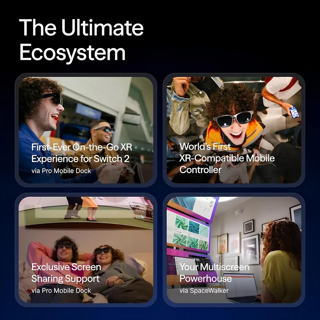 teknobin-images-product-vitura-luma-pro-xr-glasses-teknobincom_32 VİTURE Luma Pro XR Gözlük 152 inç 1200p Ultra Keskin Ekran 1000 Nit — Switch 2, XR uyumlu kontrolcü ve çok ekranlı ekosistem tanıtımı