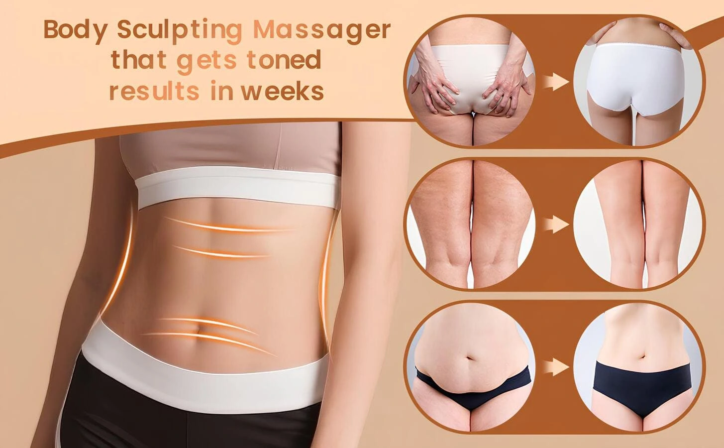 Haftalar içinde sıkı sonuçlar veren Vücut Şekillendirici Masaj Haftalar içinde sıkı sonuçlar veren Vücut Şekillendirici Masaj