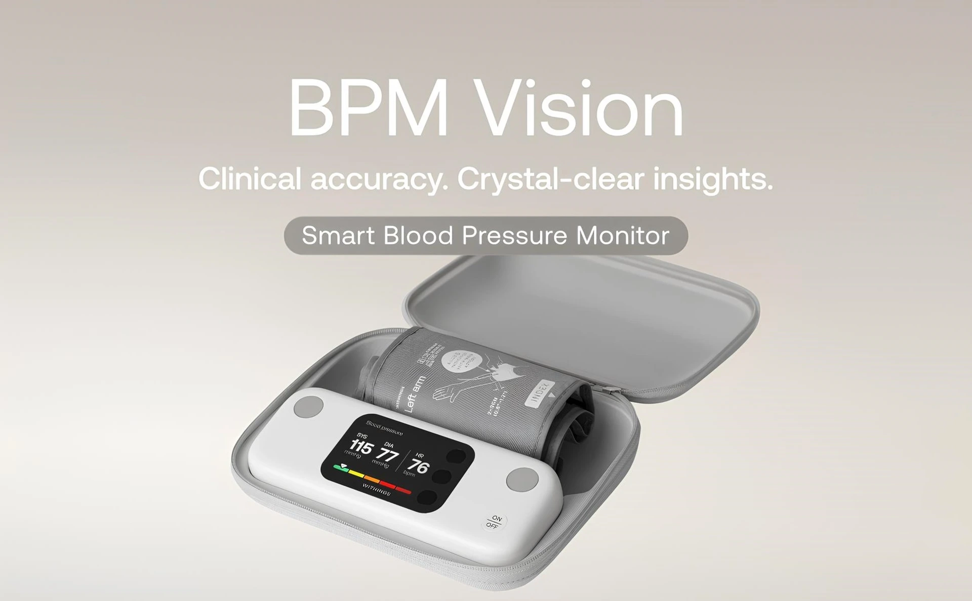 Tek dokunuşla BP ve EKG başlatma | BP sınıflandırması ve AFib tespiti | Trend analizi | Sorunsuz paylaşım En kolay kan basıncı deneyimi