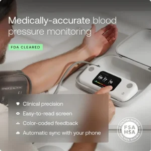 Withings BPM Vision Akıllı Kol Tansiyon Aleti FDA Onaylı Kullanımı Kolay