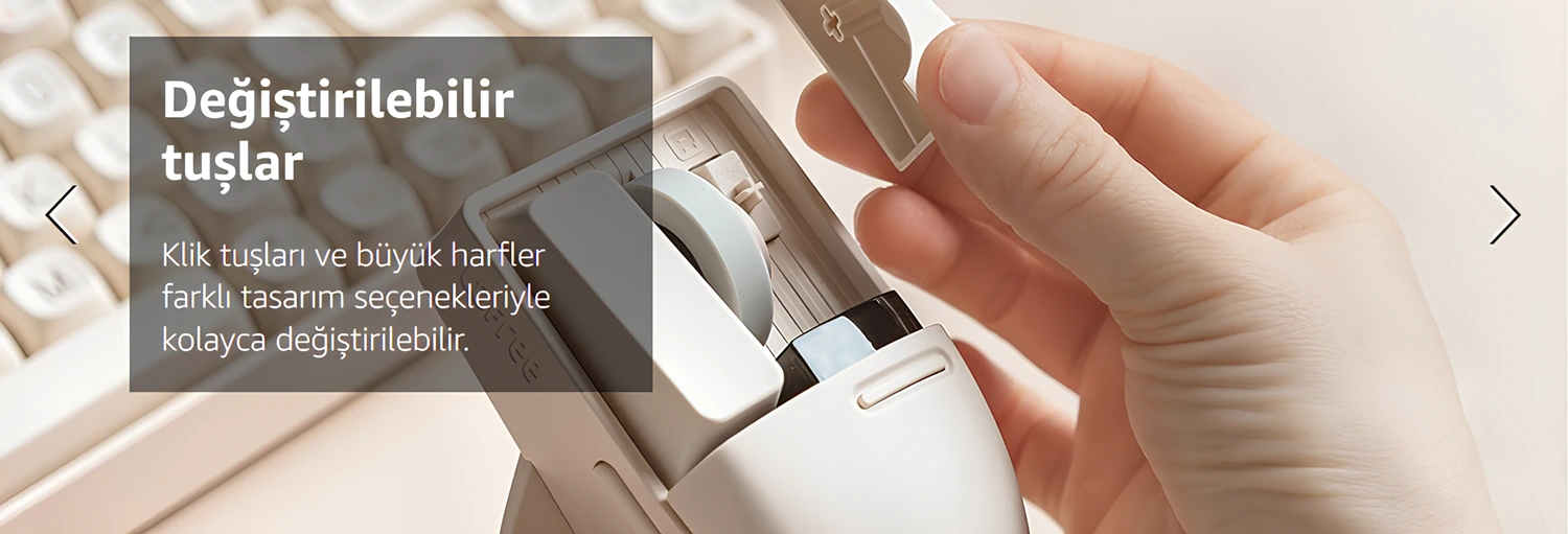 Değiştirilebilir tuşlar Değiştirilebilir tuşlar