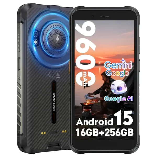 Ulefone RugKing Rugged Akıllı Telefon 9600mAh Android 15