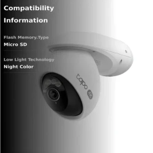 Tapo 4K 8MP Kablolu Pan Tilt Dış Mekan Güvenlik Kamerası