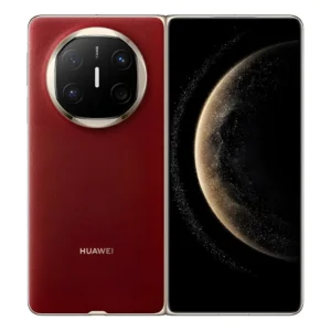 Huawei Mate X6 kırmızı renk ön ve arka görünüm