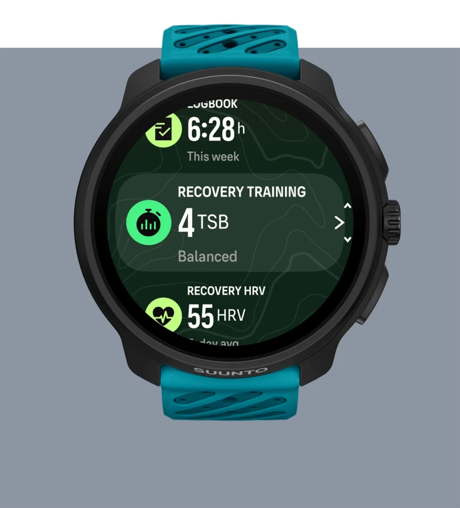 Suunto Coach'un sezgisel ipuçlarıyla antrenmanınızı optimize edin ve en iyi performansınızı koruyun . Yazılım, antrenman yükünüzü, toparlanmanızı ve ilerlemenizi analiz ederek saat ve Suunto uygulaması aracılığıyla net geri bildirimler sağlar ve gerektiğinde değişiklik yapmanıza olanak tanır.