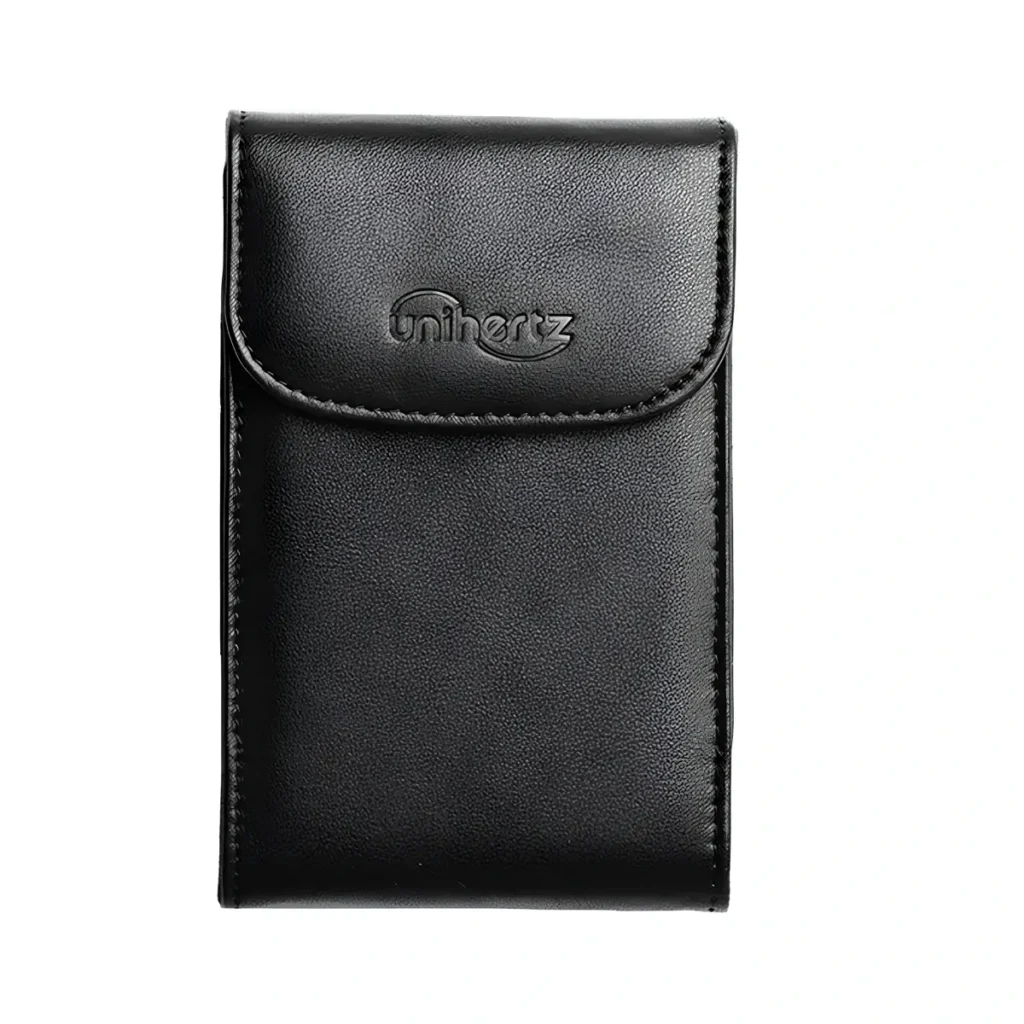 Unihertz Titan 2 deri kılıf ön yüz – premium siyah holster