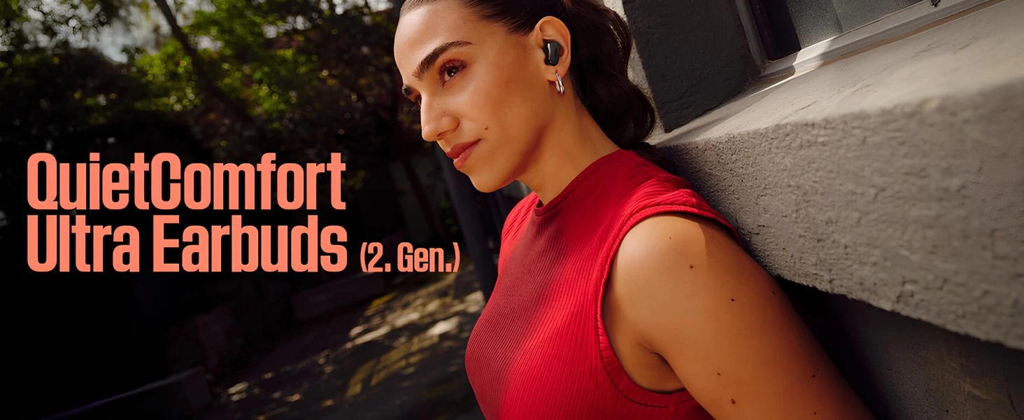 Bose QuietComfort Ultra 2. nesil bluetooth kulaklık kulakta kullanım yaşam tarzı görseli