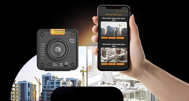 Brinno BCC5000 mobil uygulama üzerinden Wi-Fi bağlantılı time-lapse kamera kontrolü ve canlı önizleme