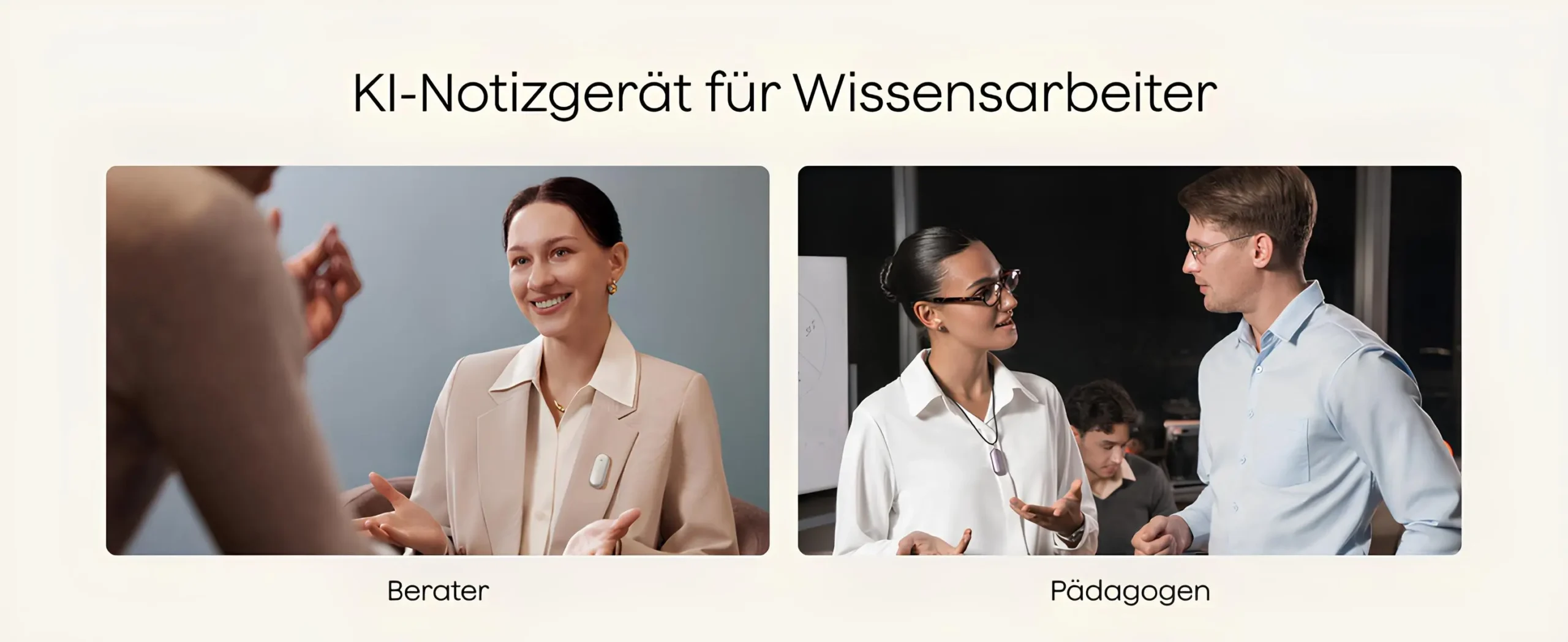 Plaud NotePin S bilgi çalışanları için danışmanlık ve eğitim kullanım sahneleri
