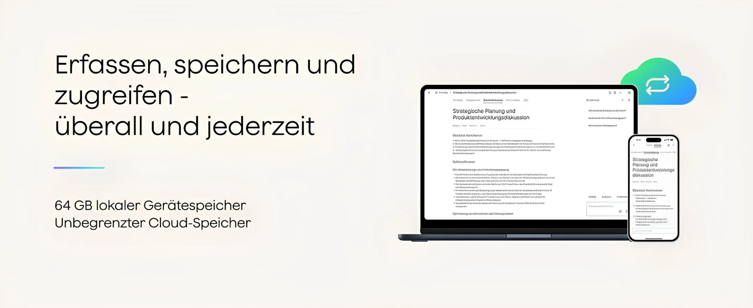 Plaud NotePin S yerel ve bulut depolama ile cihazlar arası erişim ekranı