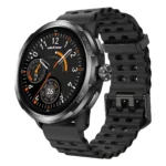 Ulefone Armor Watch Pro siyah rugged akıllı saat ön açı görünüm
