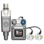 xvive u4t9 kablosuz kulak içi monitör sistemi, u4 alıcı, verici ve t9 kulak içi kulaklık seti