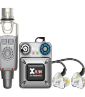 xvive u4t9 kablosuz kulak içi monitör sistemi, u4 alıcı, verici ve t9 kulak içi kulaklık seti