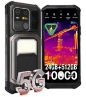 AGM G3 Pro arka tasarım termal kamera ve entegre kamp lambalı rugged telefon