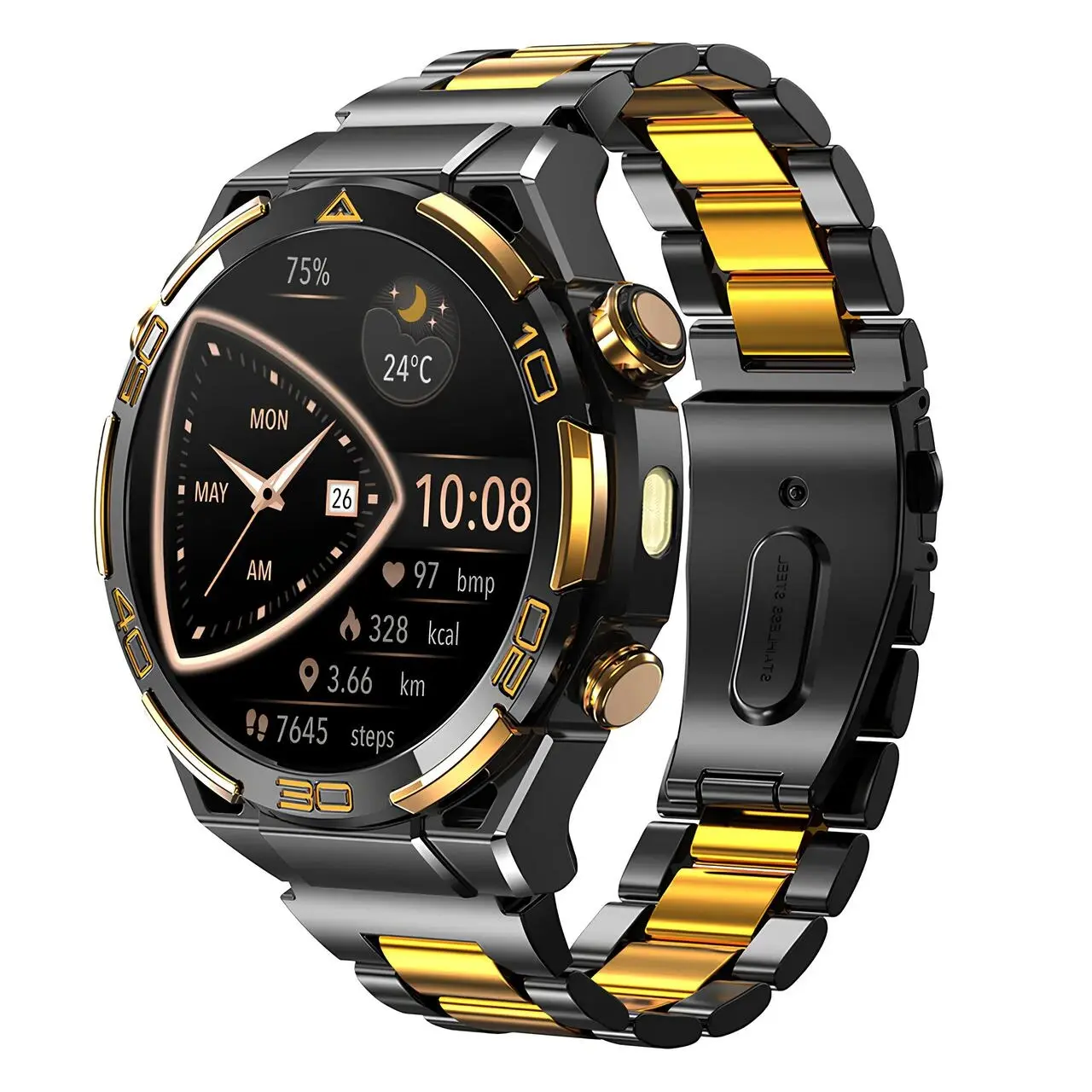 blackview-w90-pro-gps-smartwatch-amoled-ekran-teknobincom-tkbfp4qmrhjeu-14 Blackview W90 Pro paslanmaz çelik kasa ve 14K gold kaplama çerçeve detaylı Bluetooth özellikli smartwatch