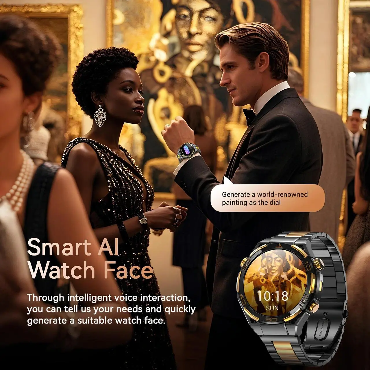 Blackview W90 Pro Smart AI Watch Face özelliği ile yapay zekâ destekli kişiselleştirilebilir saat arayüzü