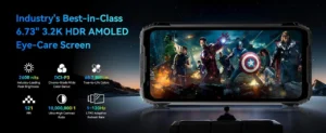 6.73 inç 3.2K HDR AMOLED ekran teknik özellik ve görüntü kalitesi tanıtımı