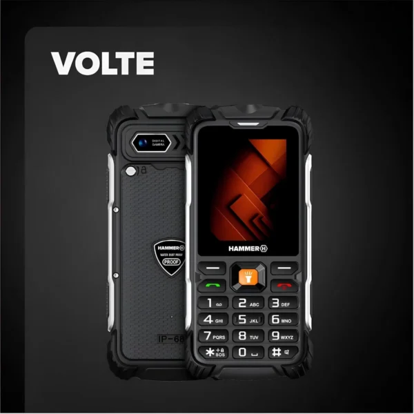 Hammer H Forge LTE Telefono Estremo – IP68, 4000mAh, 2.8″ IPS, Radio FM, Torcia, Dual SIM, Per Cantiere E Outdoor - 3