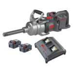 Ingersoll Rand W9691-K4E-EU 20V 1" akülü darbeli somun sıkma, 4.000 Nm tork, çift şarj cihazı ve bataryalarla ürün seti görünümü