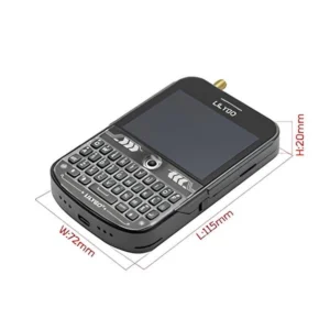 LILYGO T-Deck Plus ESP32-S3 LoRa cihazı 115mm x 72mm x 20mm ölçüleri teknik ölçüm görseli