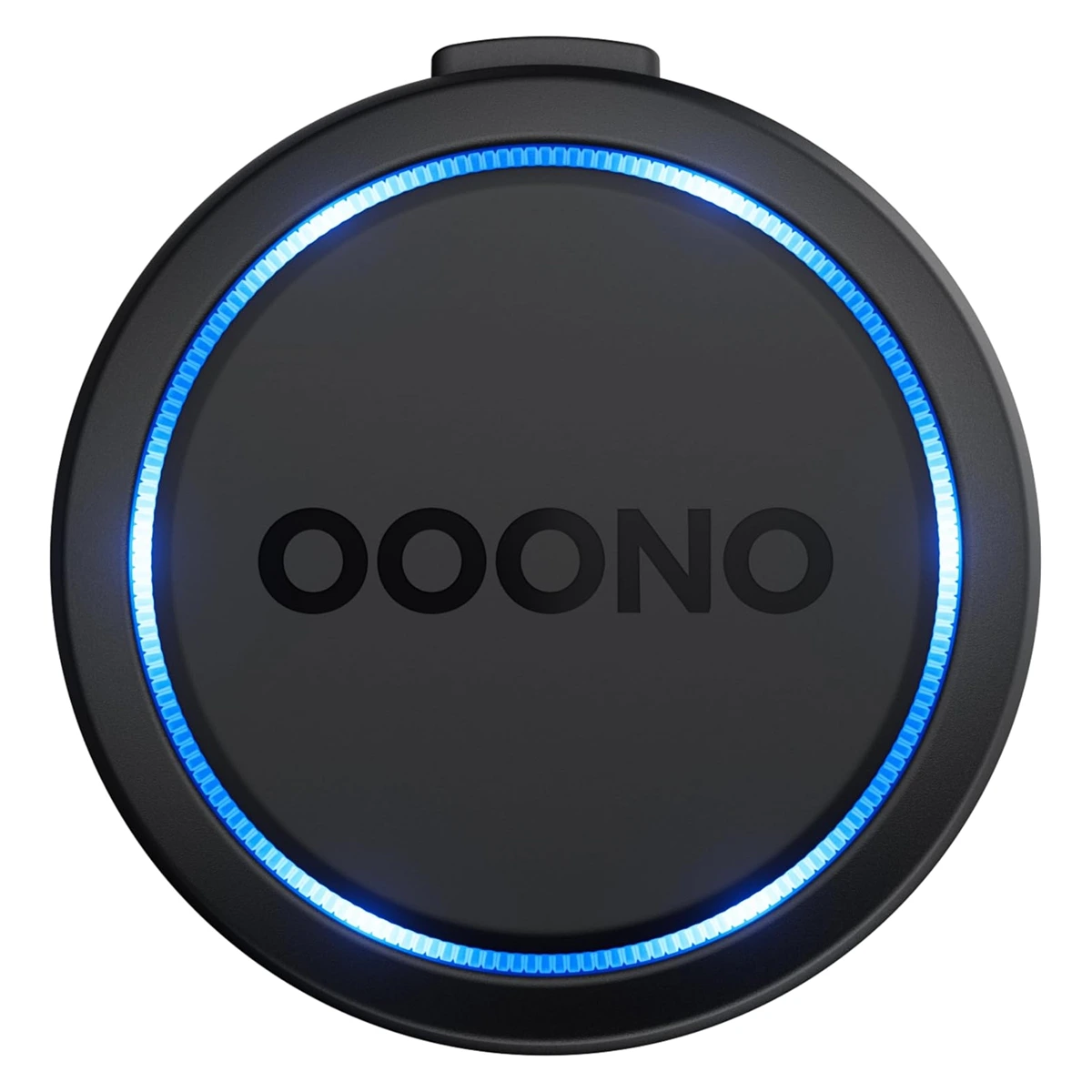 ooono-no2-yardimci-surucu-hiz-uyari-carplay-android-auto-ledekran-teknobincom-2026-01 ooono no2 yardımcı sürücü cihazı mavi led halka ön görünüm