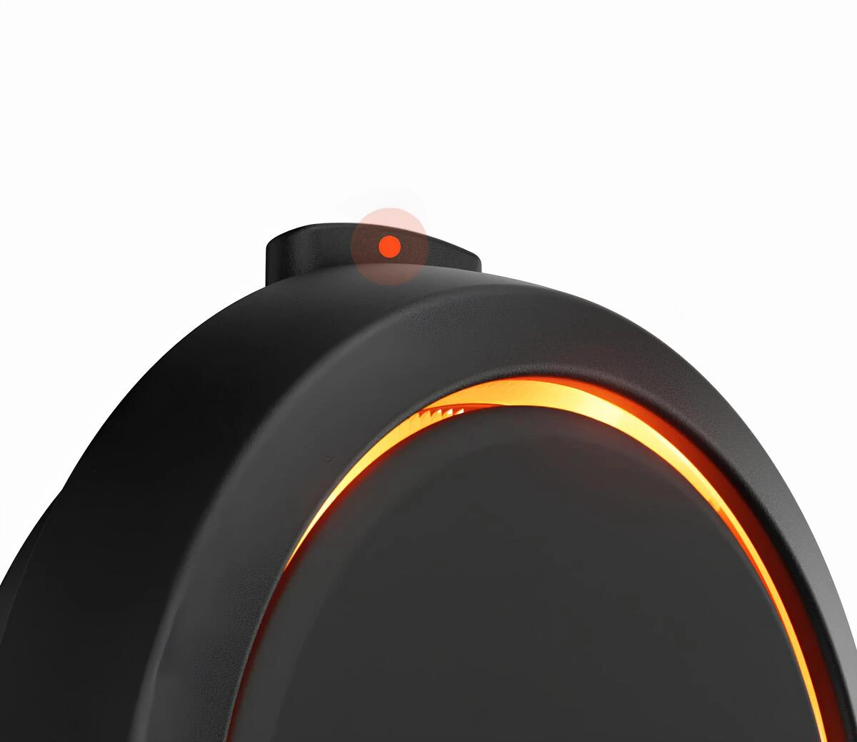 ooono no2 üst düğme ve led halka detay yakın plan, alarmı kapat görseli