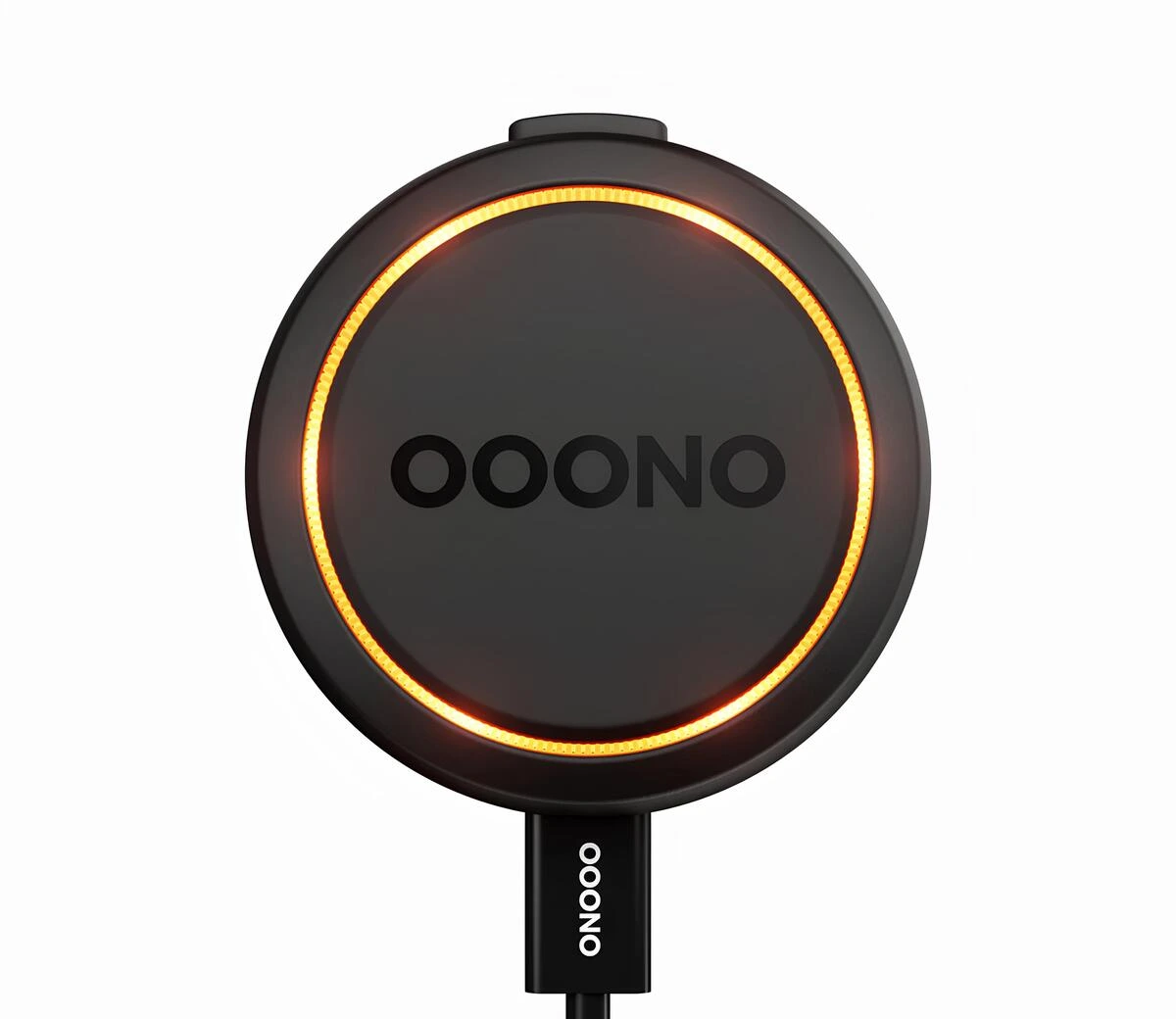 ooono no2 turuncu led halkalı ön görünüm araç uyarı cihazı görseli