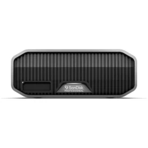 SanDisk Professional G-Drive Project 26TB yüksek kapasiteli harici disk ön yüz görünümü
