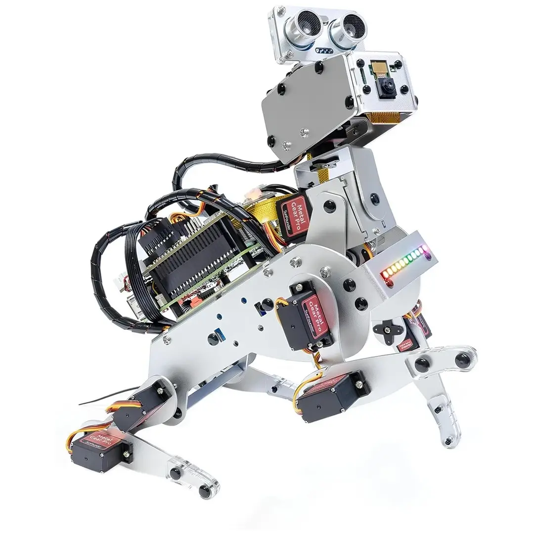 sunfounder-pidog-yapay-zeka-robot-kopek-kiti-raspberry-pi-uyumlu-teknobincom-1 SunFounder PiDog yapay zeka robot köpek kiti, 12 servo ve Raspberry Pi uyumlu