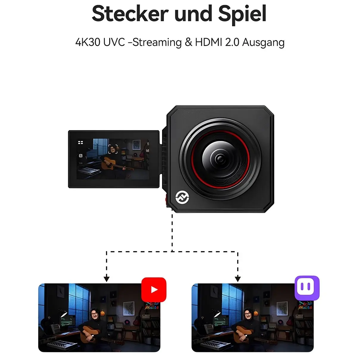 hollyland-venusliv-air-4k-canli-yayin-kamerasi-uvc-hdmi-teknobincom-6 Hollyland VenusLiv Air 4K30 UVC streaming ve HDMI 2.0 bağlantı desteği ile bilgisayara yayın aktarımı