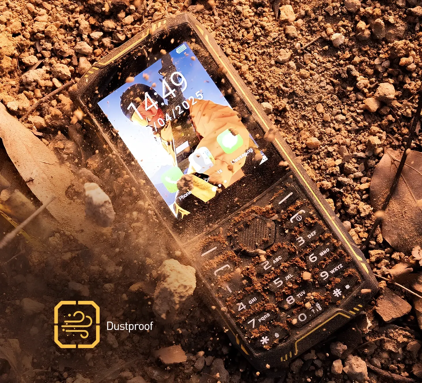 Ulefone Armor Mini 5 toza dayanıklı dayanıklı telefon kullanım görünümü