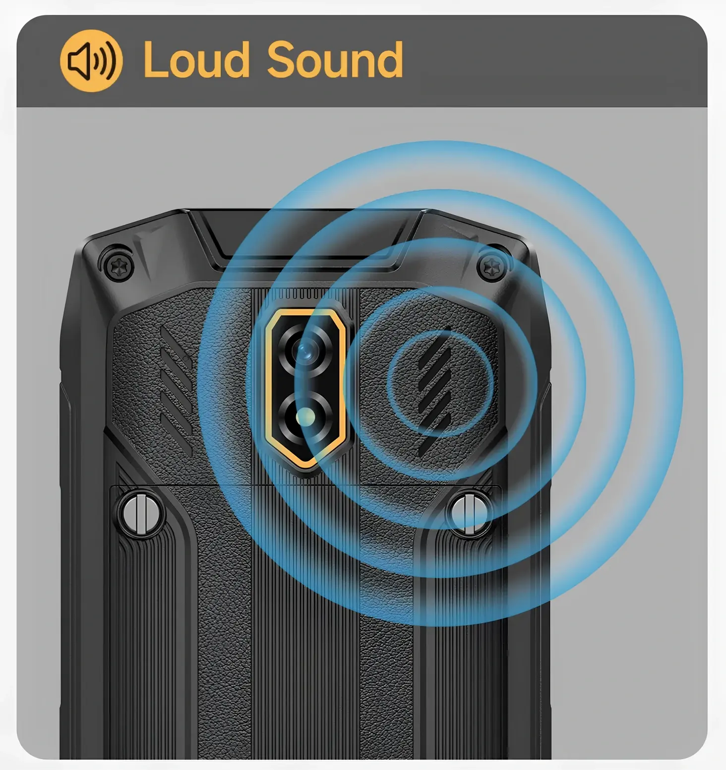 Ulefone Armor Mini 5 Yüksek Ses Çıkışına Sahip Güçlü Arka Hoparlör Sistemi