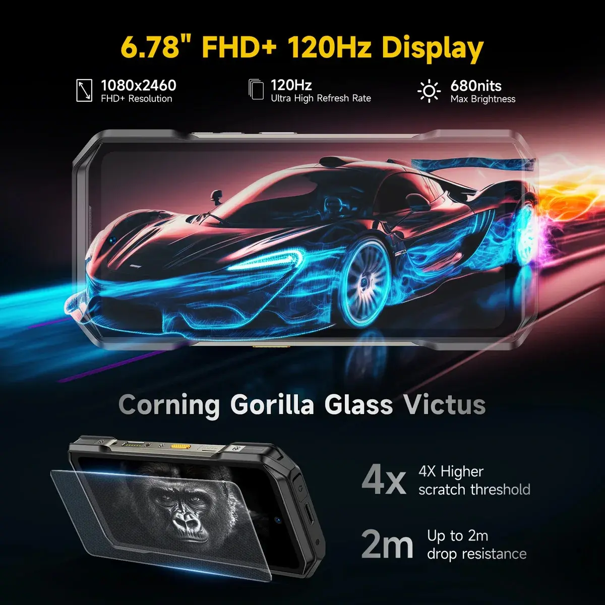 ulefone-armor-27t-pro-plus-teknobincom-5 Ulefone Armor 27T Pro Plus 6.78 inç 120Hz ekran ve Gorilla Glass Victus koruması.