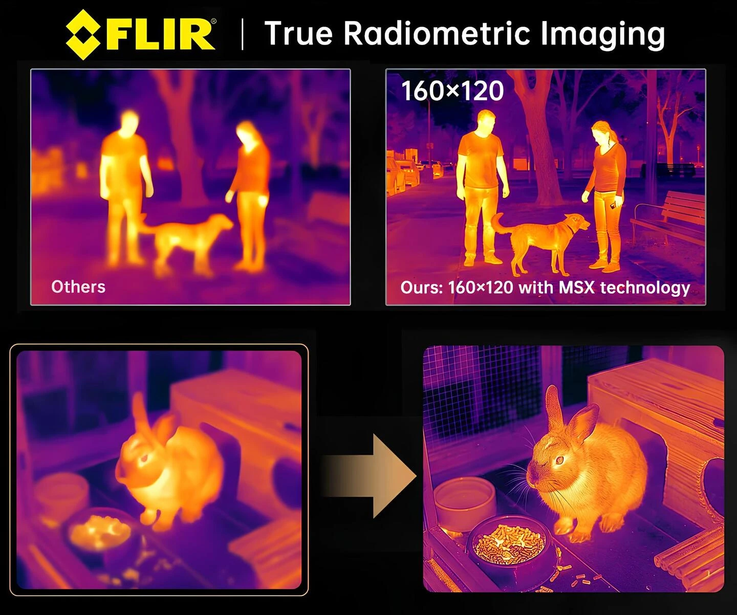 8849 Tank 5 Pro FLIR MSX teknolojisi ve 160x120 çözünürlüklü radyometrik termal görüntüleme