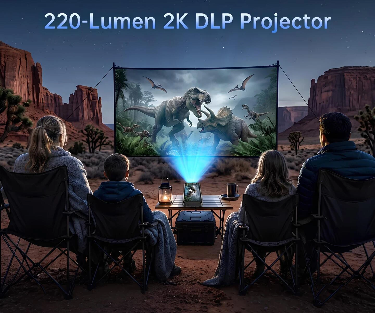 8849 Tank 5 Pro 220 Lümen parlaklık sunan 2K DLP projeksiyon sinema ve sunum modülü