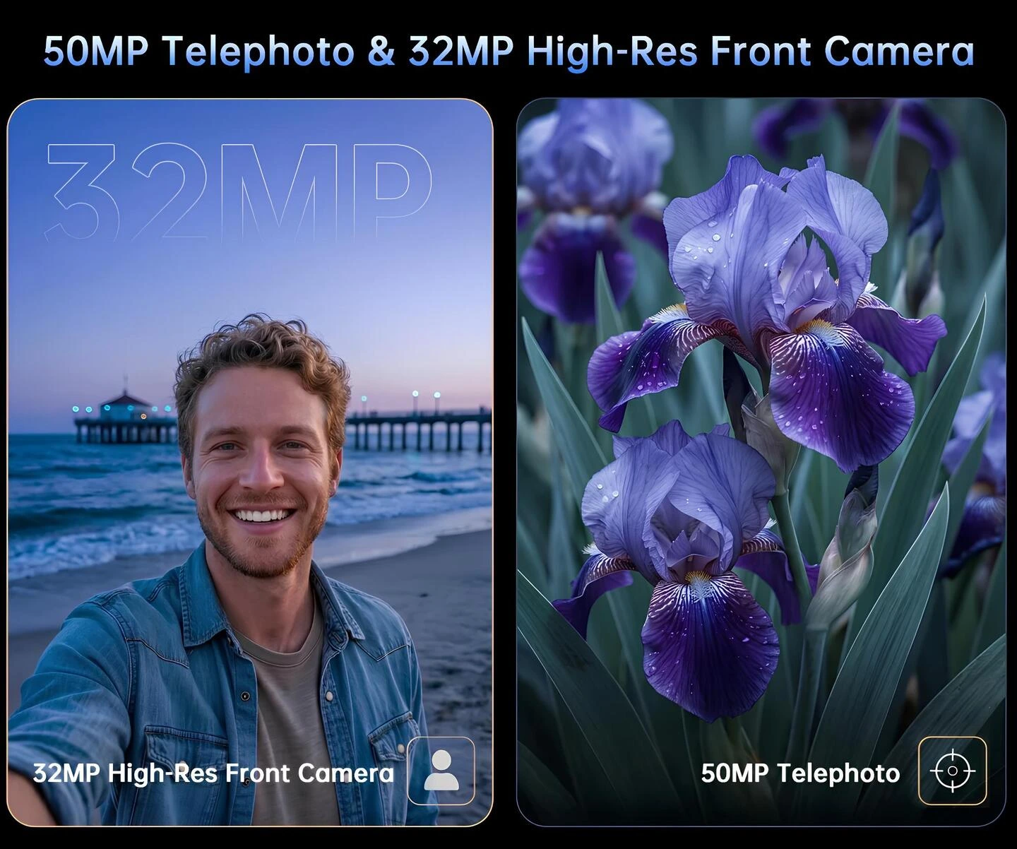 8849 Tank 5 Pro 50MP telefoto ve 32MP yüksek çözünürlüklü ön kamera çekim detayları