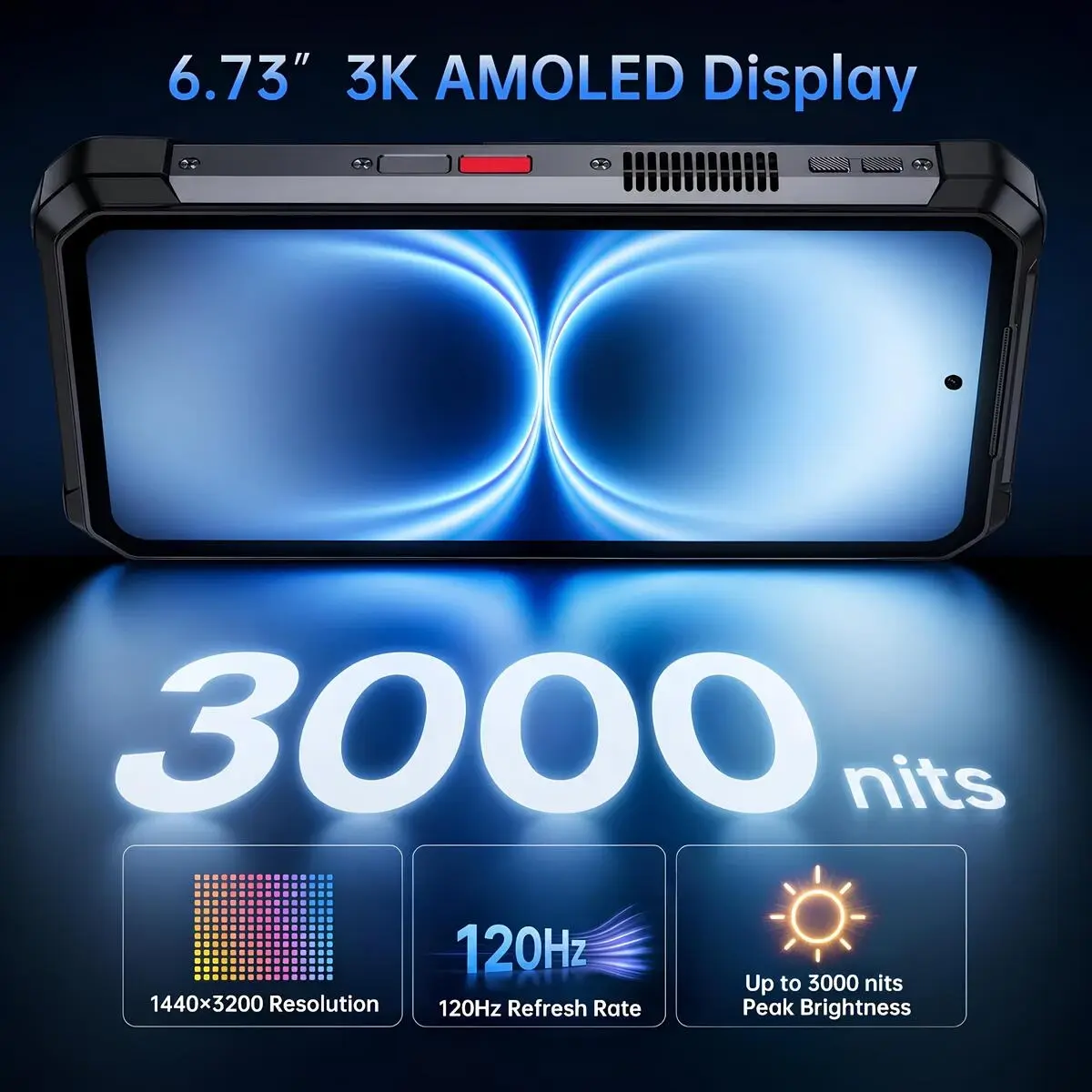 8849-tank5pro-termal-kamerali-projeksiyonlu-2k-rugged-telefon-teknobincom-6 8849 Tank 5 Pro 6.73 inç 3K AMOLED 120Hz Ekran ve 3000 Nits Parlaklık Değeri